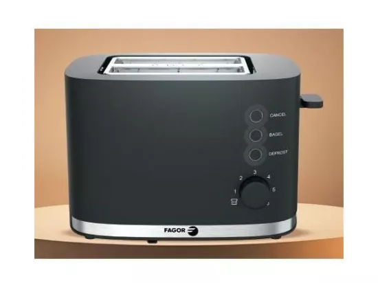 Grill Pain - FAGOR - FG250 - 4 fonctions : Bagel, Réchauffage, Annulation, Décongélation