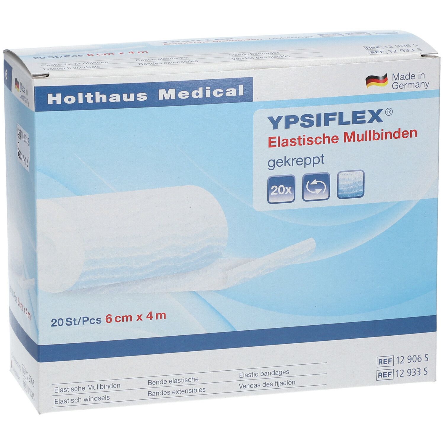 Elastische Mullbinde 6 cm x 4 m