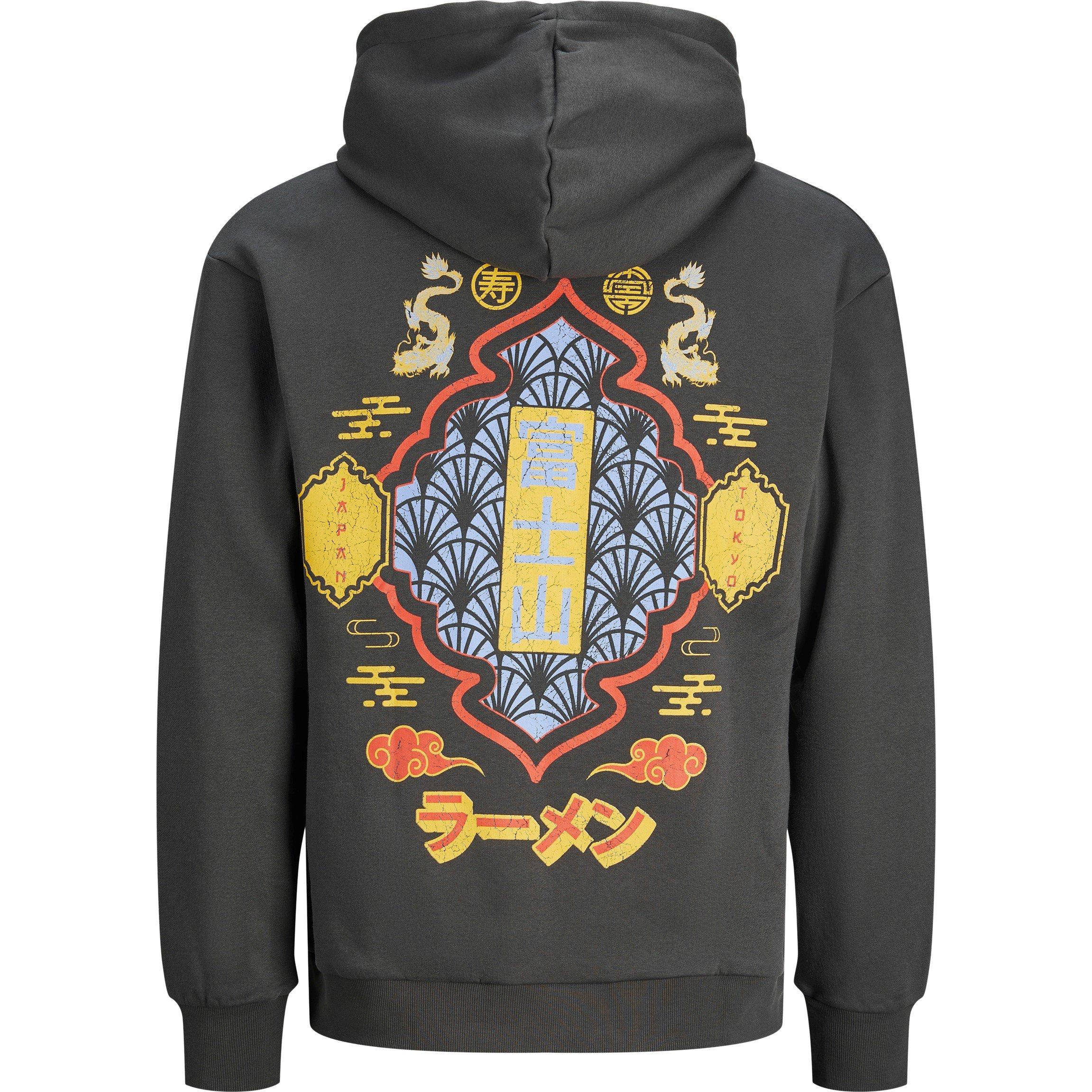 Jack and Jones Back Print Hoodie Mens