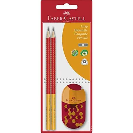 Faber-Castell Grip 2001 Two Tone Bleistift-Set, 3-teilig, sortiert