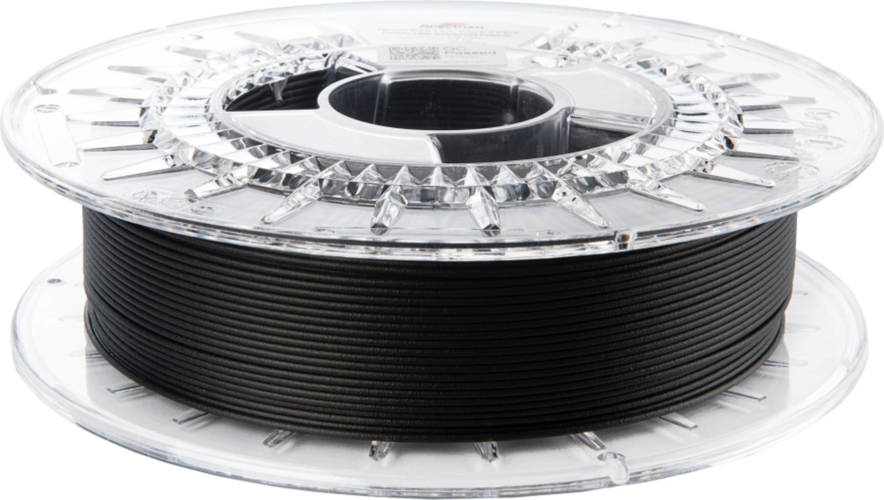 Spectrum  Nylon PA6 Low Warp CF15S Black, 1,75 mm / 500 g    Mit Kohlenstofffasern gefülltes Material mit geringer Schrumpfung und hoher Festigkeit