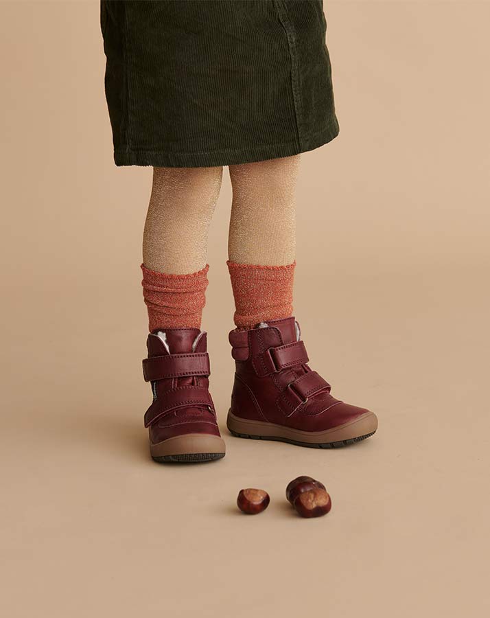 Klett-Boots IVAR VELCRO gefüttert in braun
