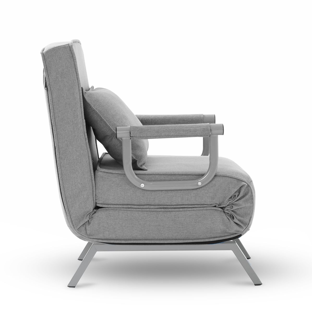 Makika Schlafsessel Schlafsofa Ted klappbar in Grau