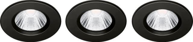 Philips Dive Ceiling spotlys 5,5W 3-pak (sort)