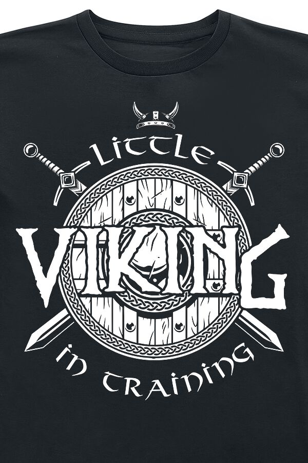 Little Viking in training | Slogans T-Shirt Manches courtes