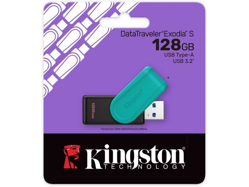 Kingston Exodia S 128 GB USB-Stick mit Klappbügel