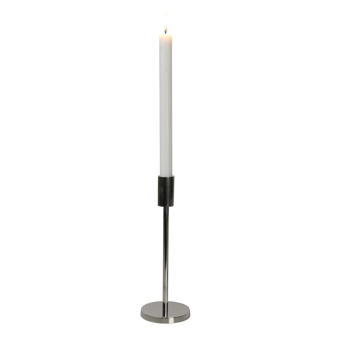 Lysholder Florine sølv 25cm