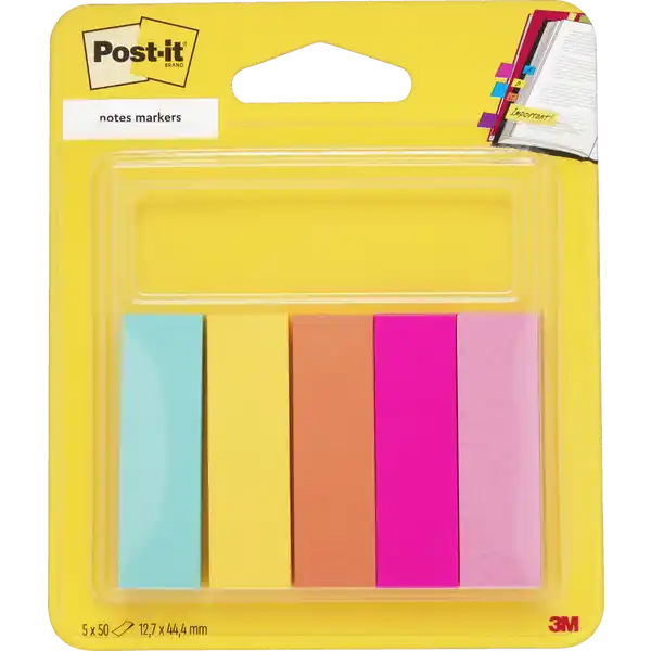 Post-it Page Marker 5x50 Bl. Beachside