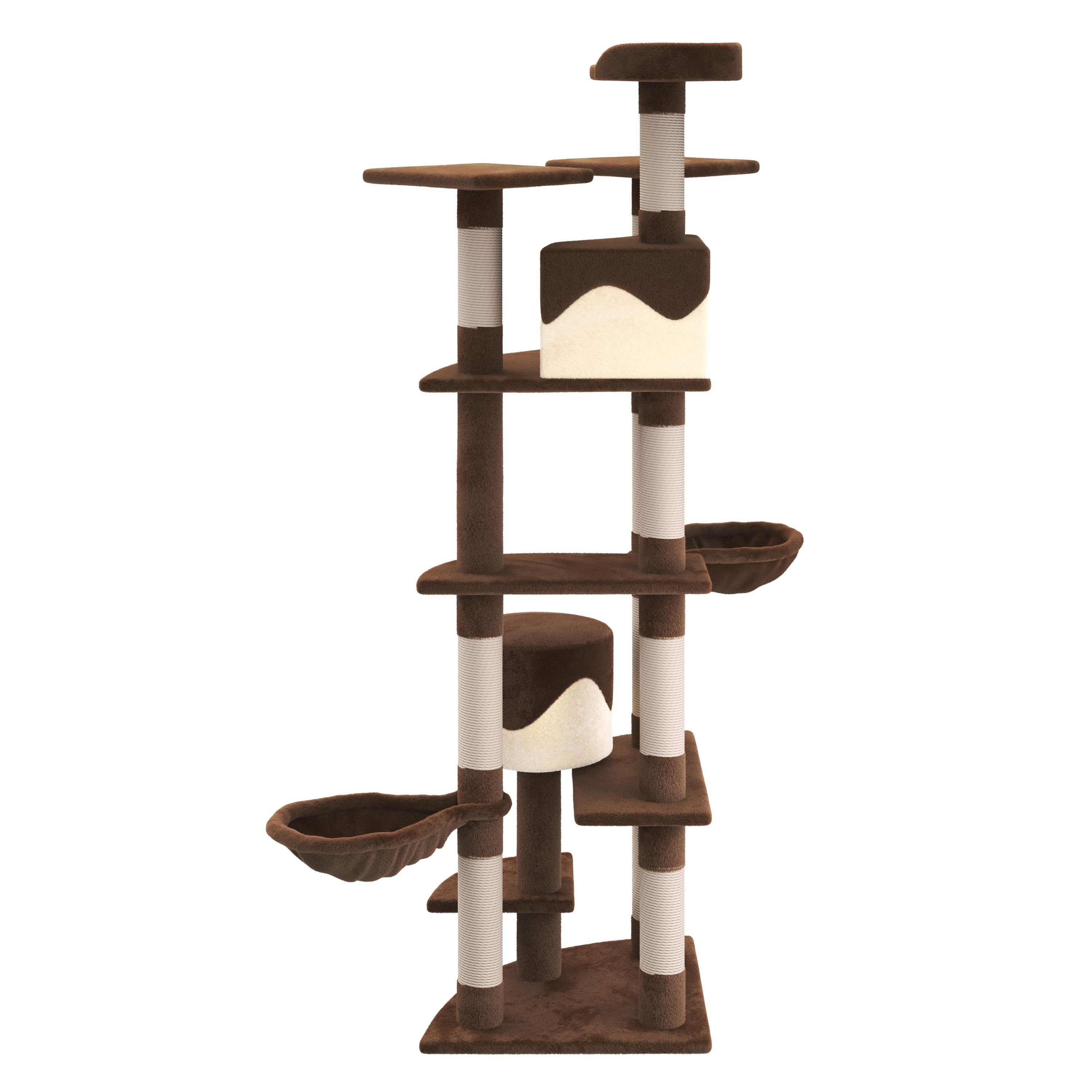 Katzenbaum BLACKY 210 cm braun