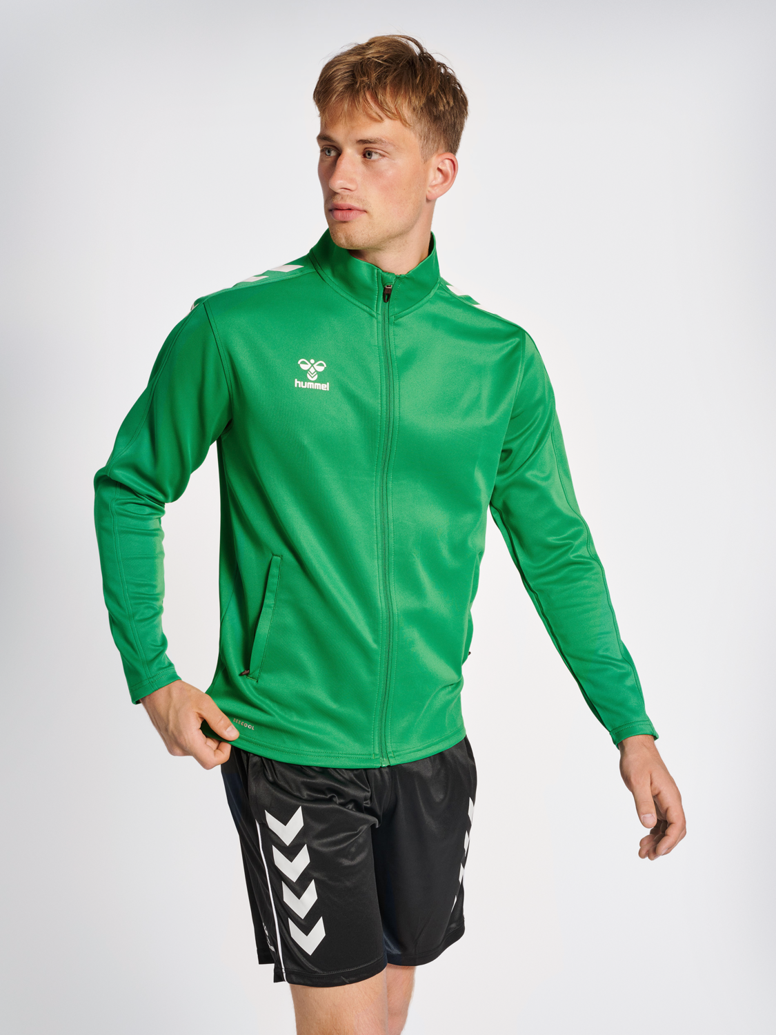 hmlCORE XK POLY ZIP SWEAT