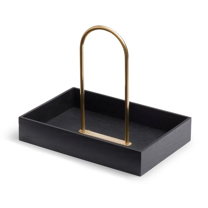 Fritz Hansen - Skagerak Norr Tablett-Box, eiche / messing