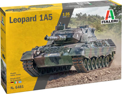 Italeri - Leopard 1A5 Model Tank Byggesæt - 1:35 - 6481