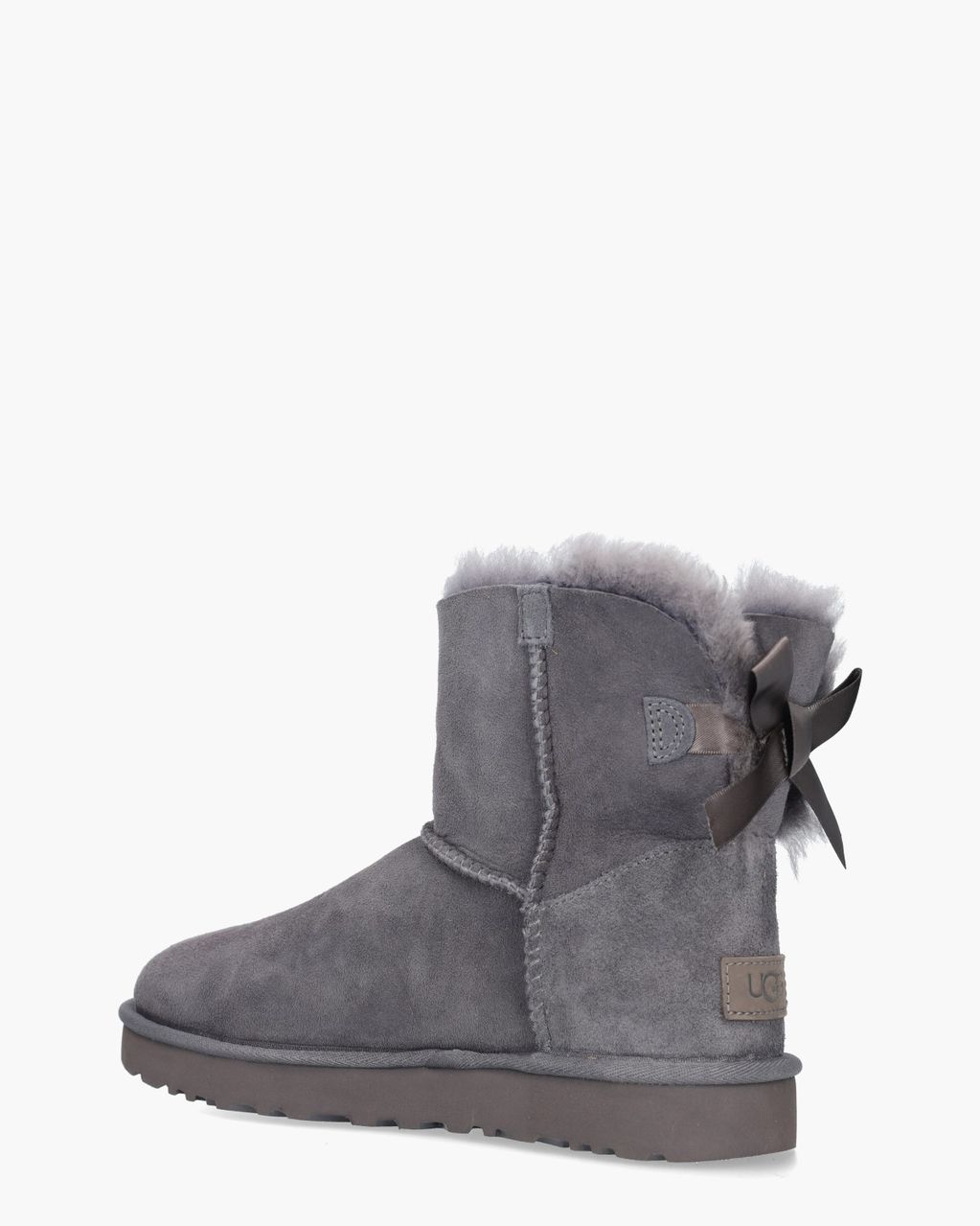 UGG Mini Bailey Bow II Boot Obsidian Dames Enkelboots