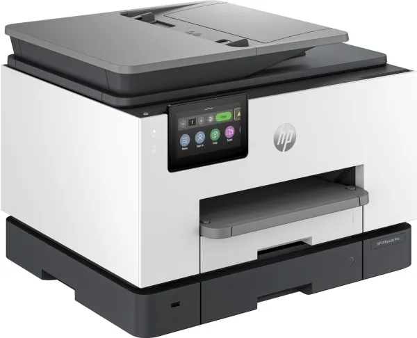 HP Officejet Pro 9130b All-in-One - Multifunktionsprinter - farve - blækprinter - Legal (216 x 356 mm) (original) - A4/Legal (medie) - op til 23 spm (kopiering) - op til 25 spm (udskriver) - 250 ark - 33.6 Kbps - USB 2.0, LAN, Wi-Fi(ac), USB vært - c