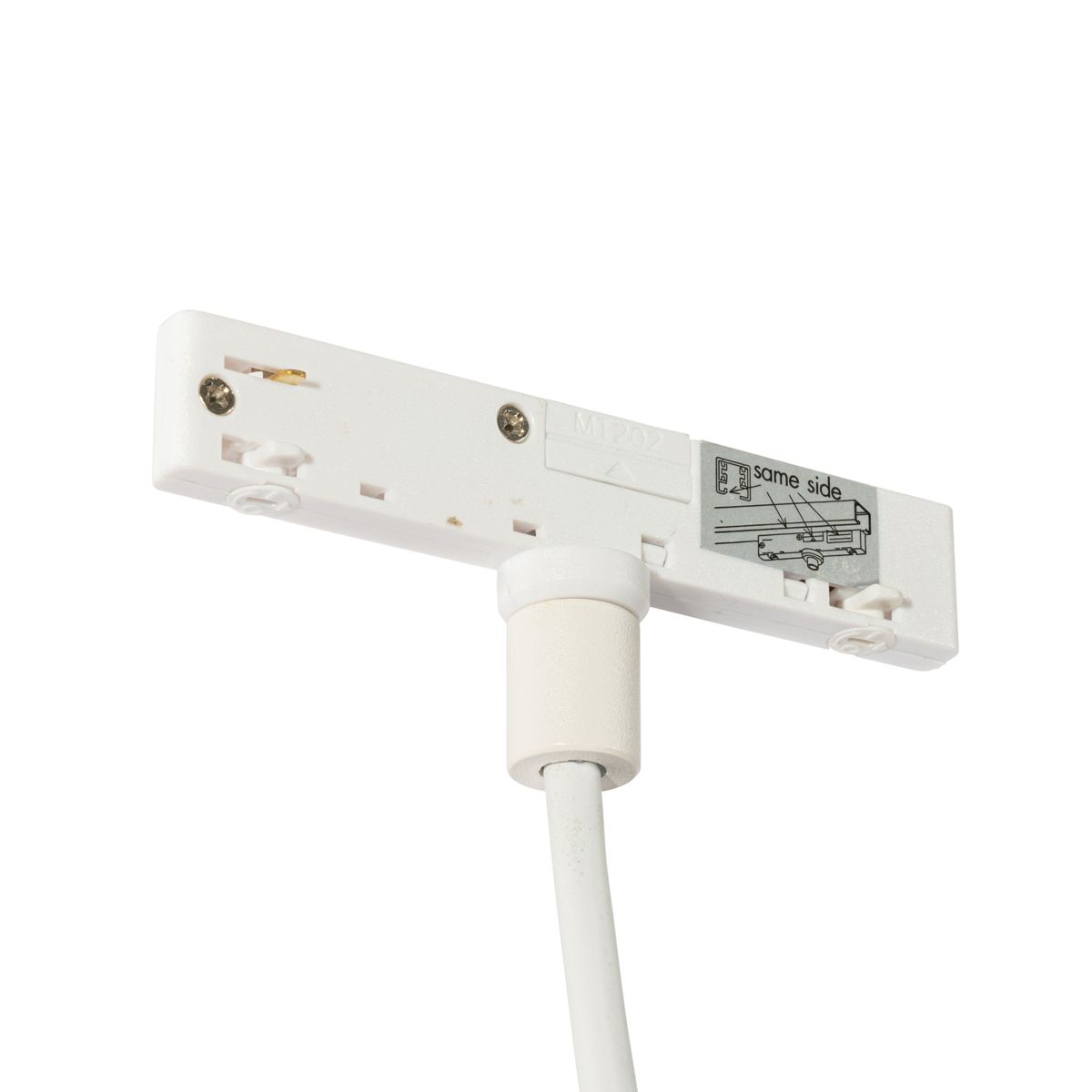 Moderne hanglamp wit beige voor railsysteem 1-fase  - Slimline Keno