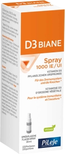 Pileje D3 Biane spray 1000 I.E., 20 ml