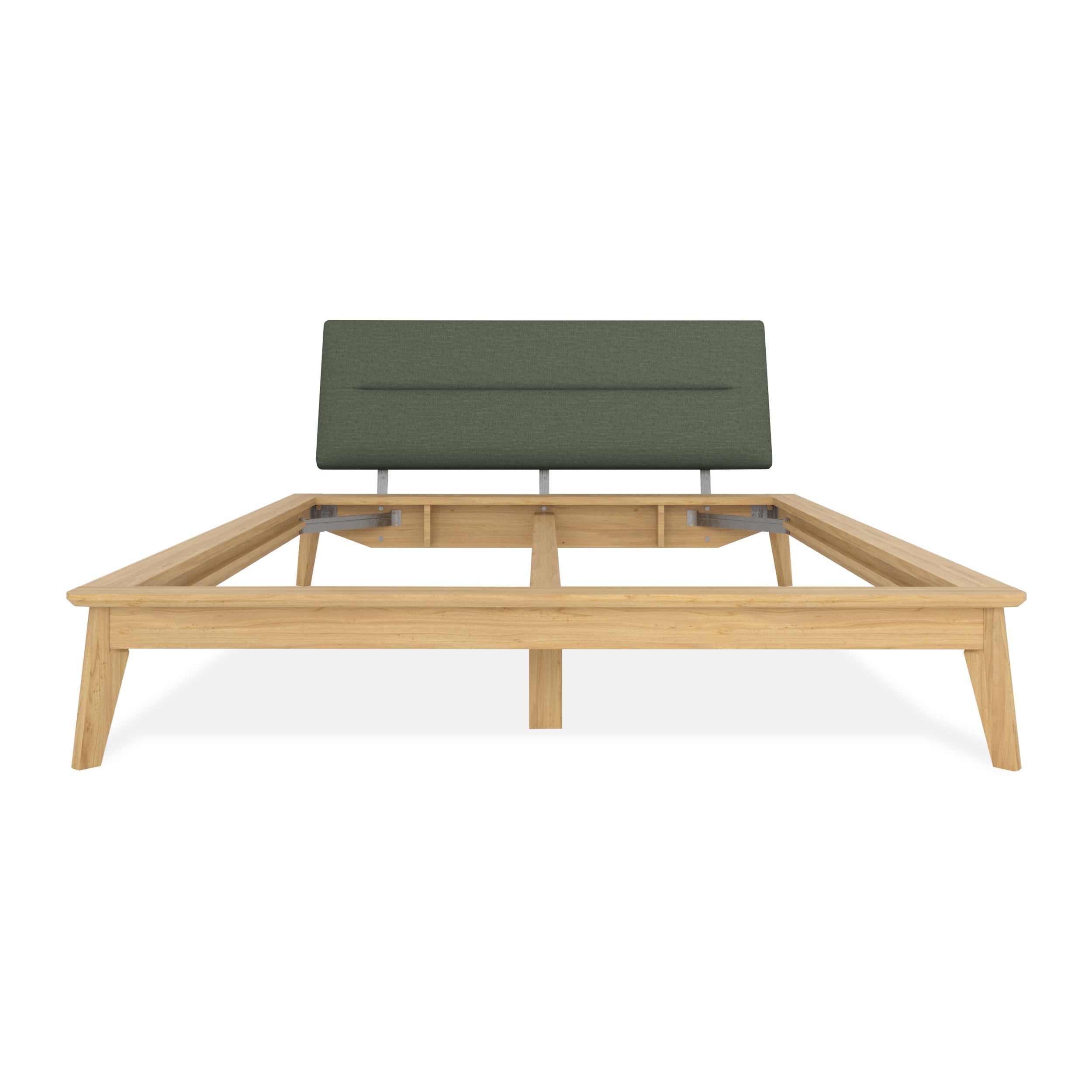 by fonQ Norre Bedframe 140 x 200 cm - Mosgroen