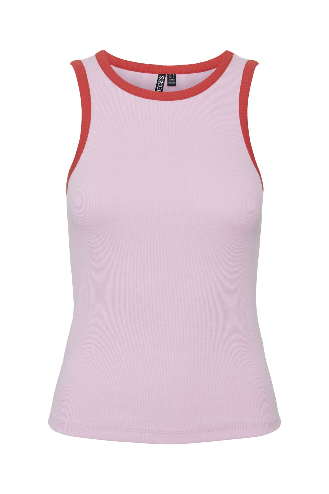 Pieces Pcstephanie Tank Top Pb 4631892 pirouette poppy red contrast