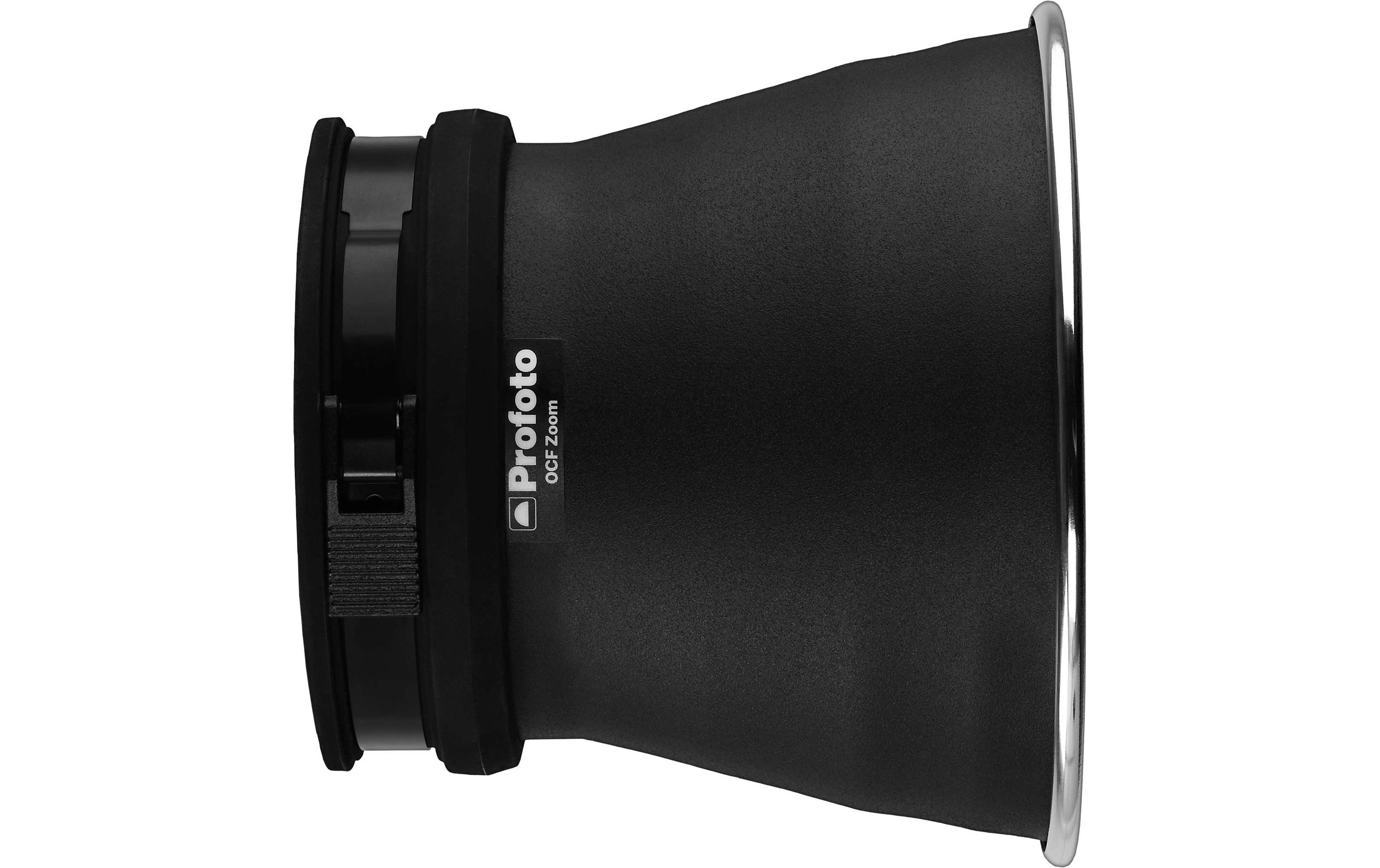 Reflektor OCF Zoom<br>Mehr Power für unsere Lichtquellen mit flacher Front