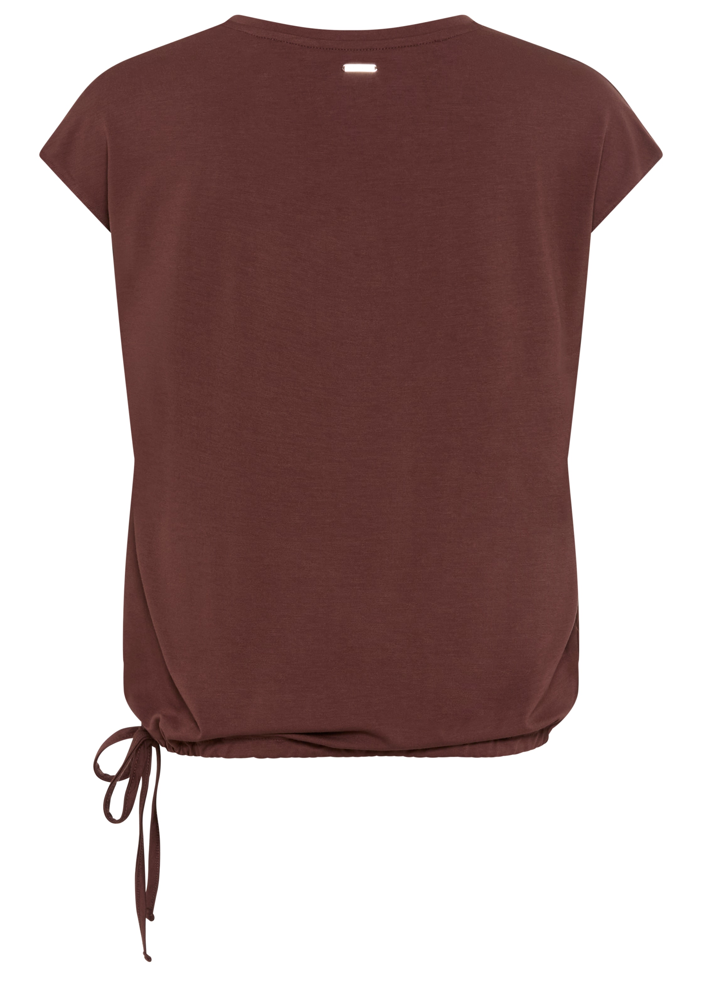 Laura Scott Shirtbluse , Satin-Bluse mit Jersey-Rückenteil und Bindeband - NEUE KOLLEKTION