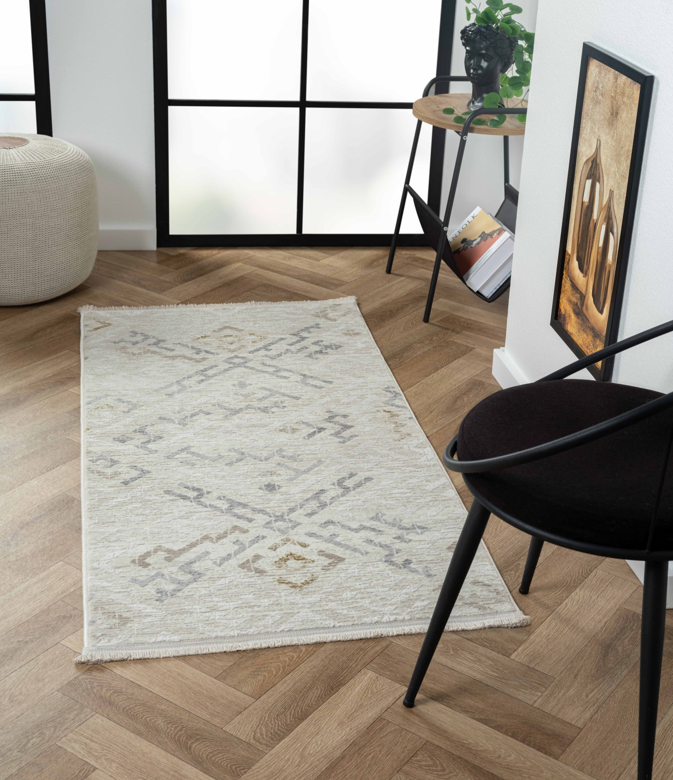 Kurzflorteppich MY TYPE - beige - 80x150 cm