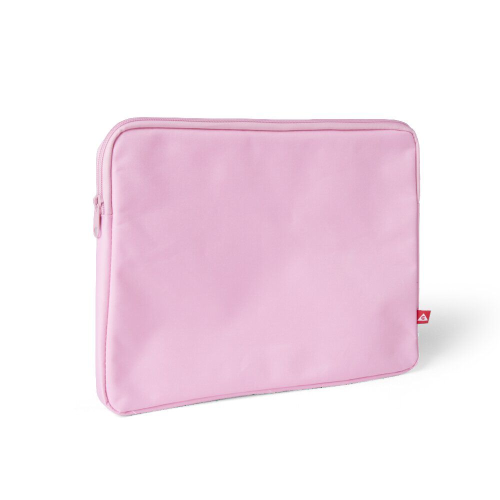 Pochette protection ordinateur polyester vert 34x24x2cm