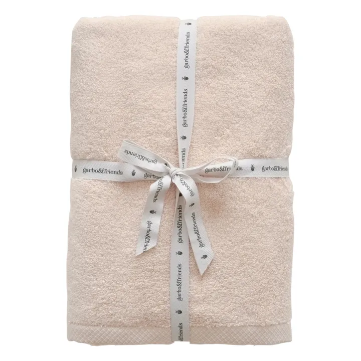 garbo&friends Serviette de bain en coton | Sable