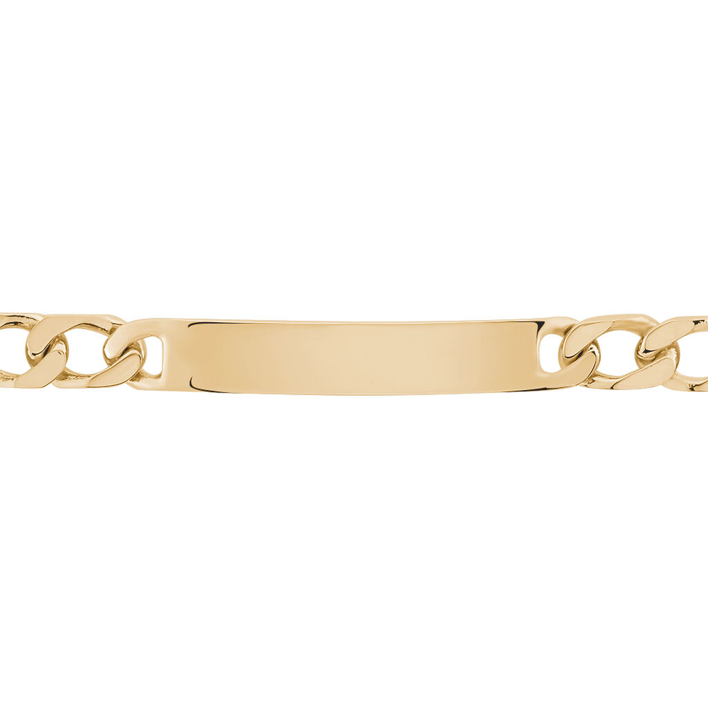 Bracelet Identité Bixente Plaqué Or Jaune