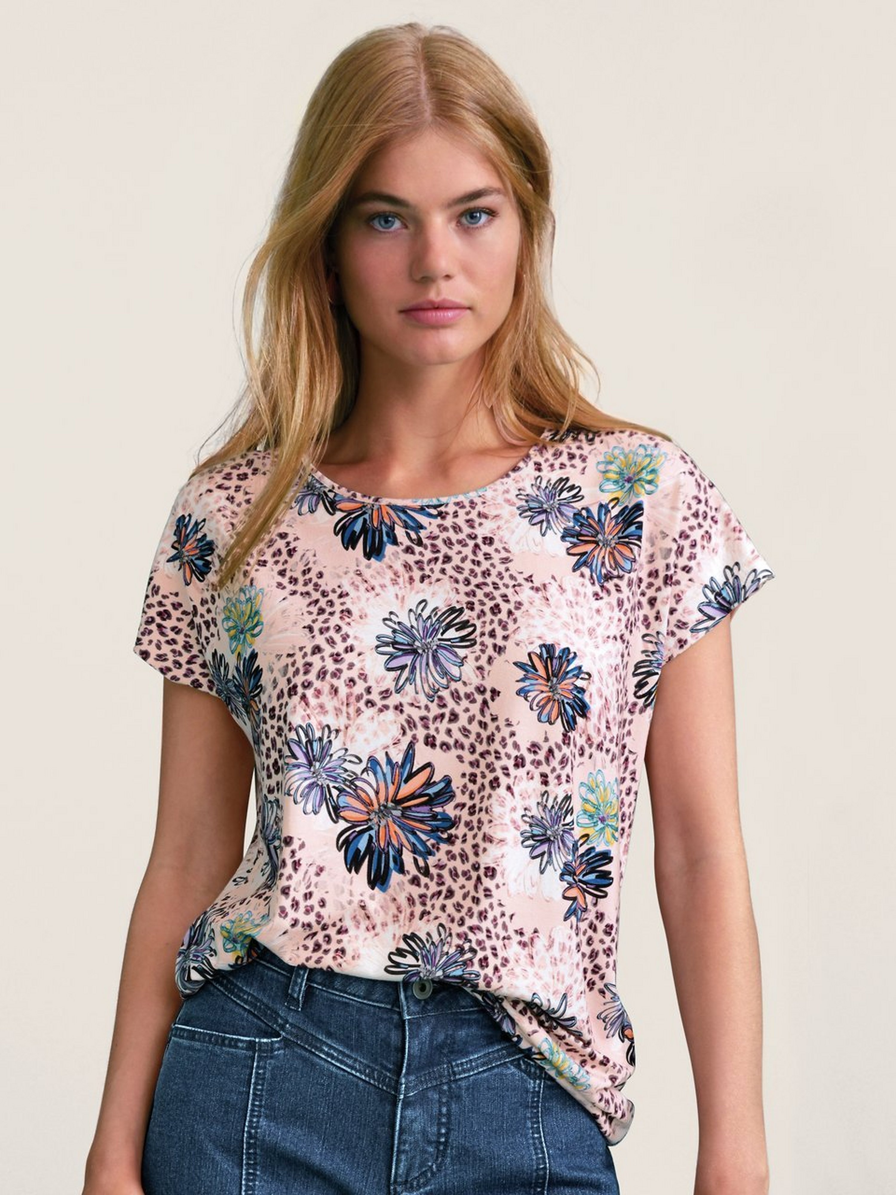 Rundhals-Shirt
