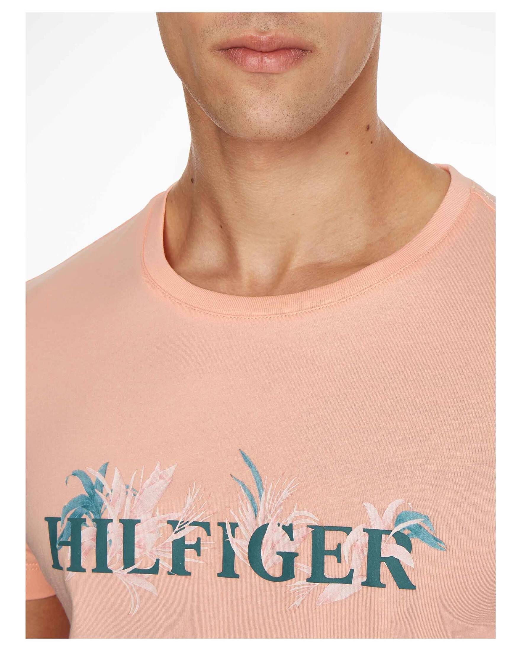 Tommy Hilfiger| Herren T-Shirt PALM FLORAL TEE