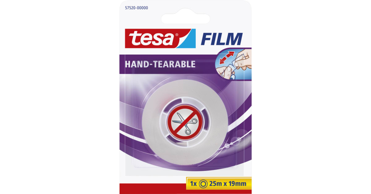 tesafilm® von Hand einreißbar