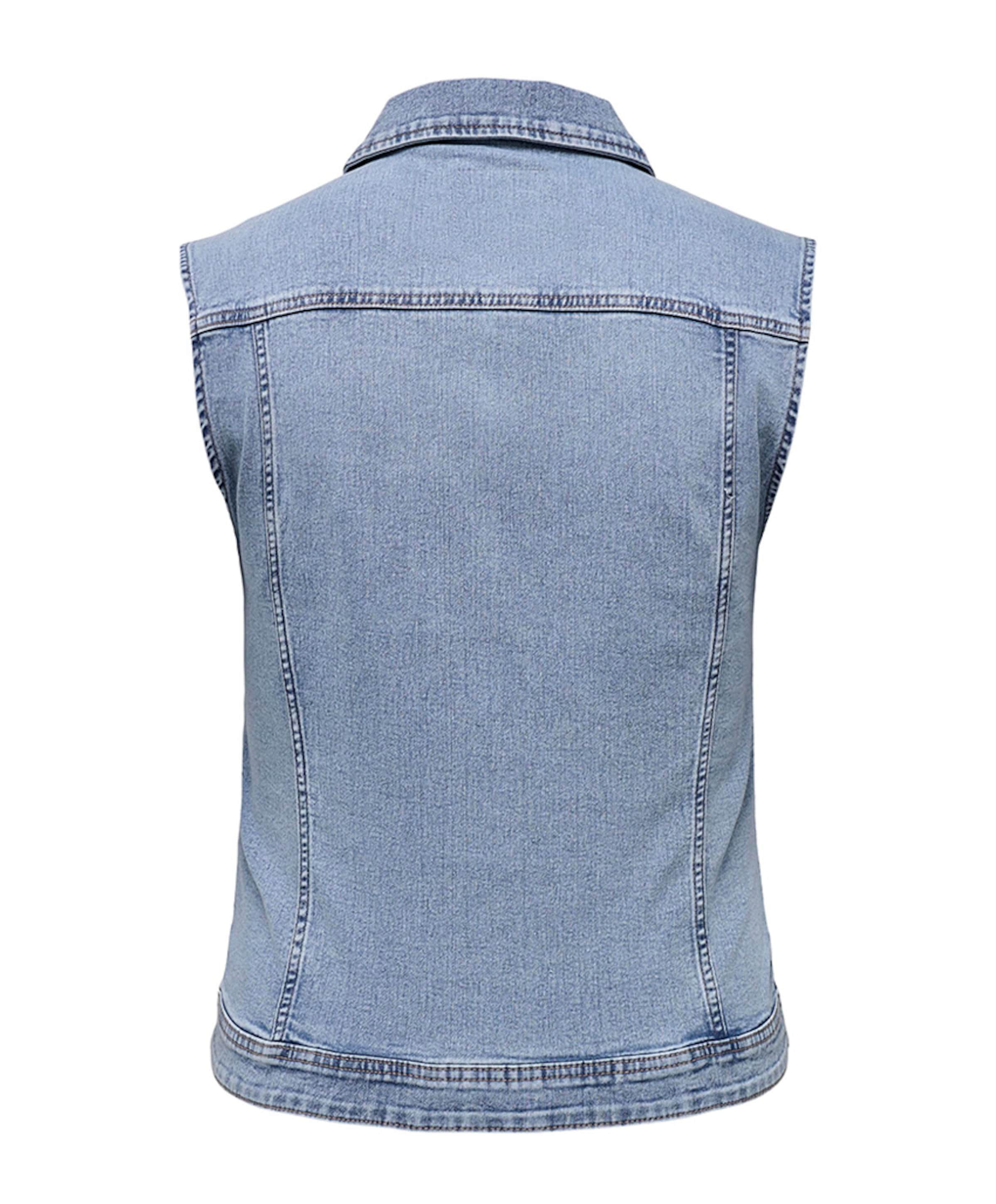 Only Carmakoma Dames gilet blauw