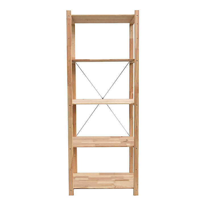 Étagère de garage bois Symbios 5 tablettes L. 65 x H. 170 x P. 28 cm