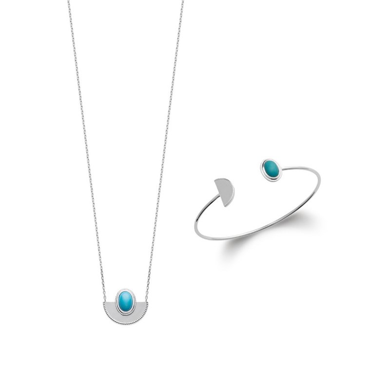 Collier Femme - Argent 925 - Longueur : 45 cm