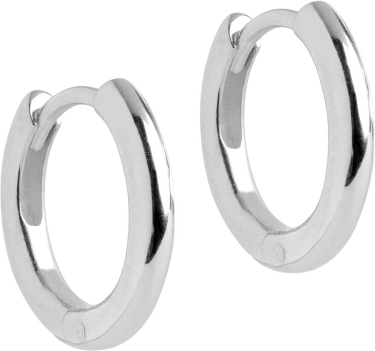 ENAMEL Copenhagen Hoops, Chunky classic 10 mm 925s