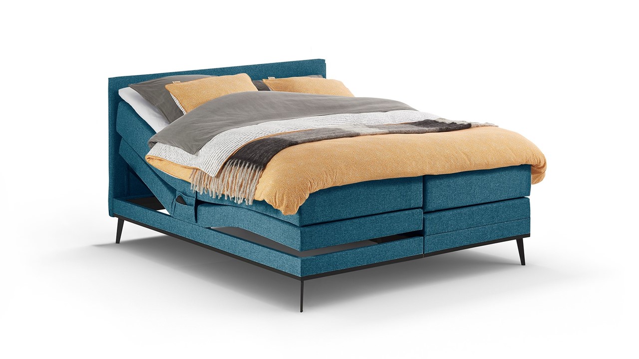 Elektrische boxspring Viggo oakland  blauw