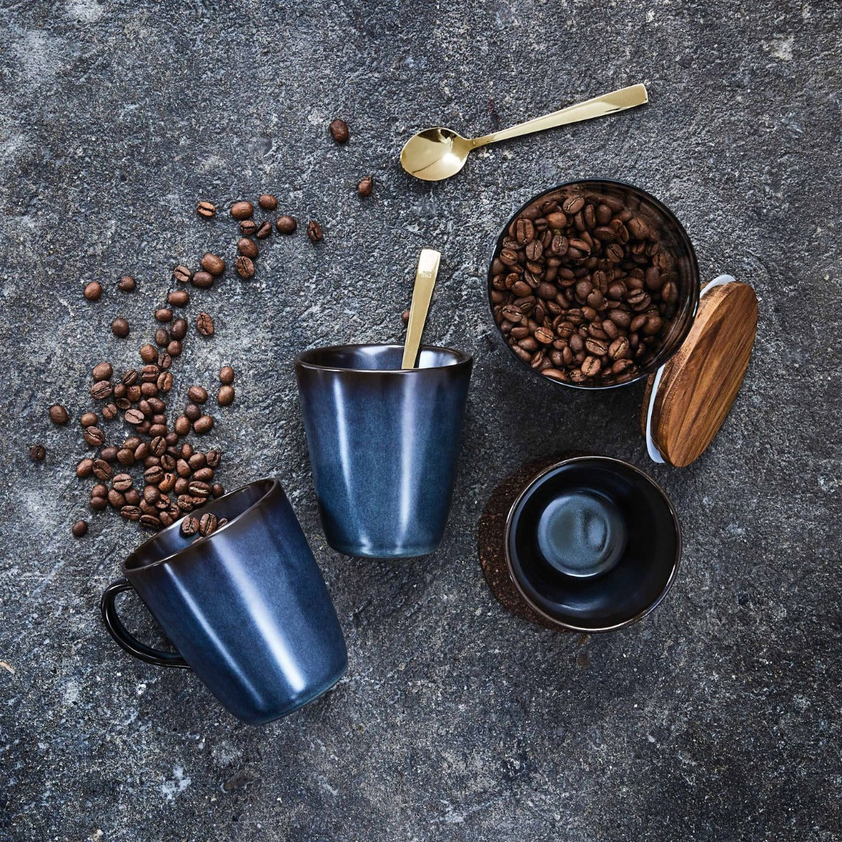 RAW  Krus m/hank, Midnight blue - 35 cl.