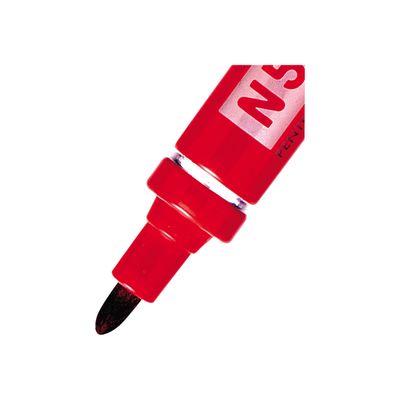 Pentel PEN N50 - Marqueur permanent - pointe ogive - rouge