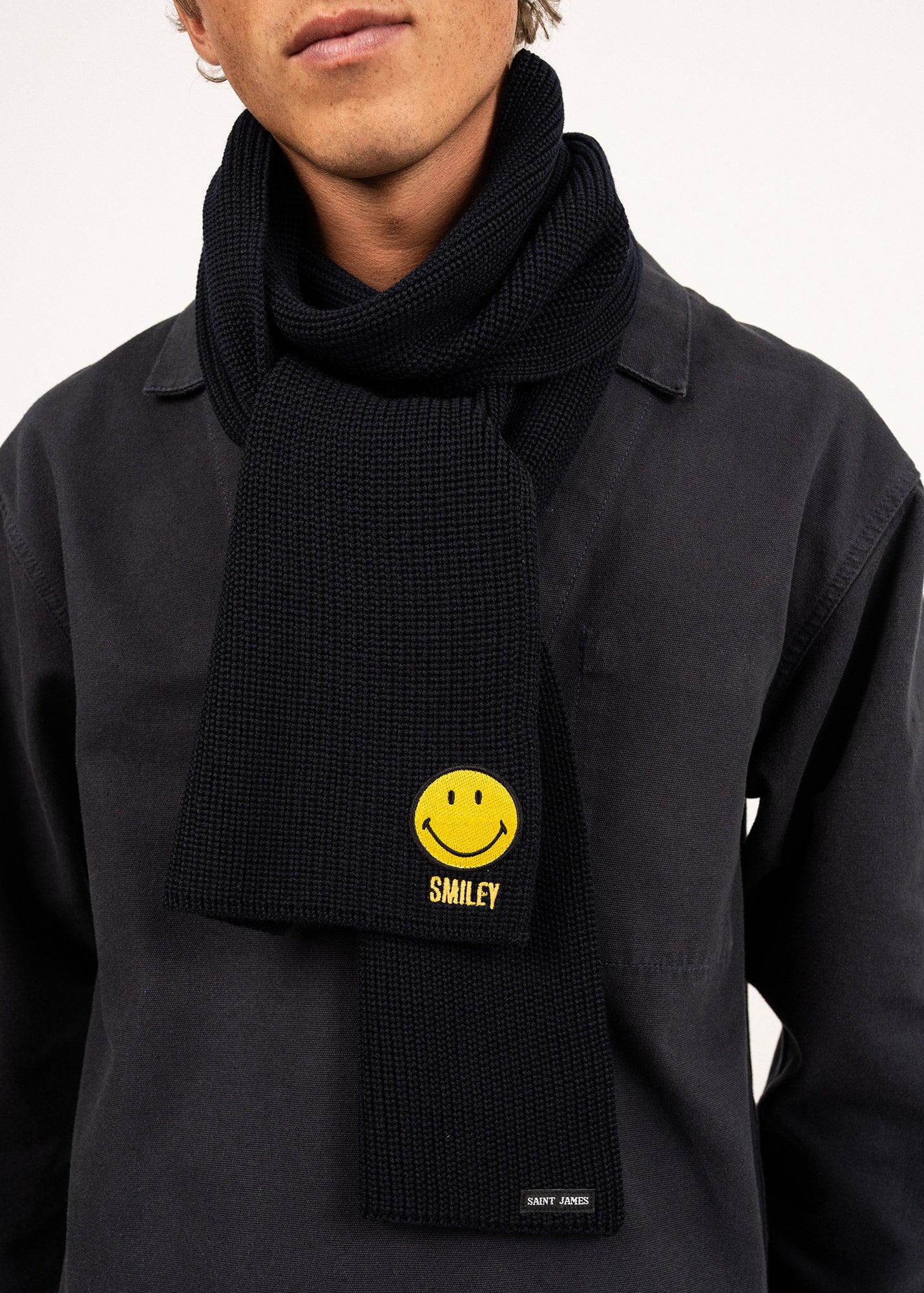 Echarpe en laine Smiley