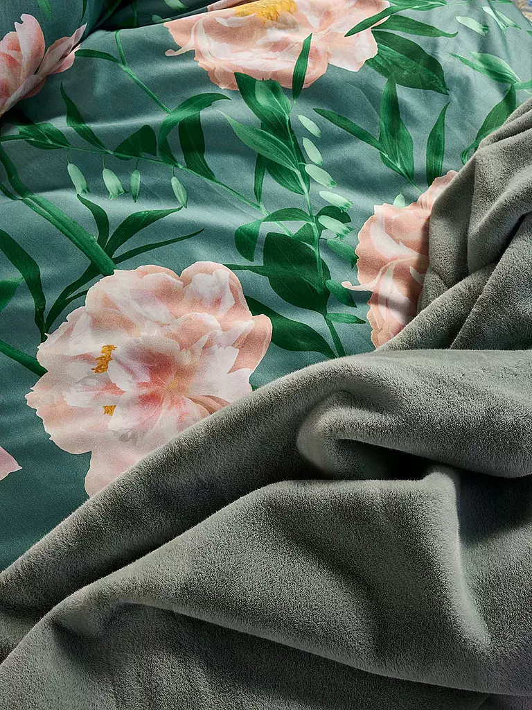 ESSENZA Satin-Bettwäsche DOROTHEA 70x90cm/140x200cm Soft Teal mint
