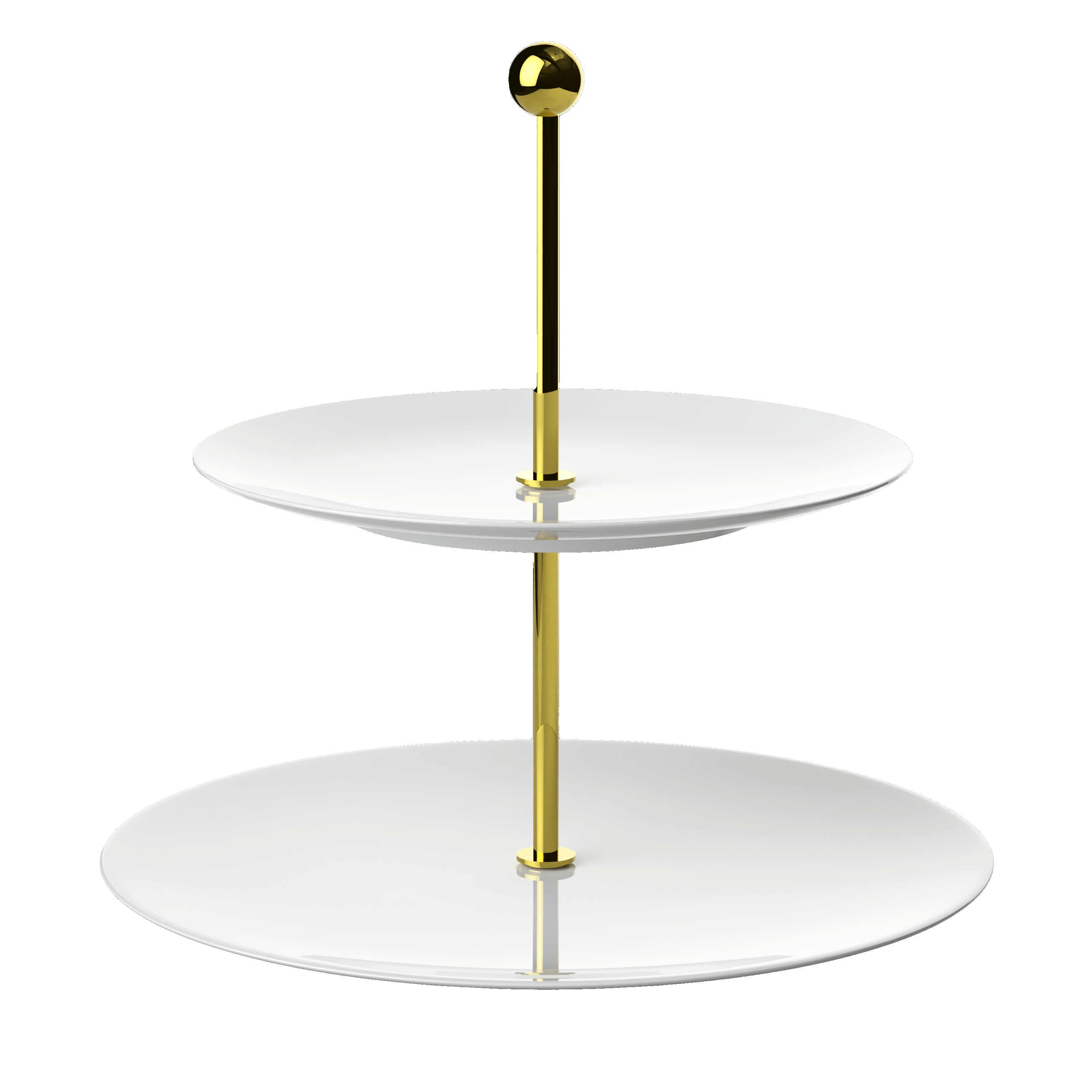MetroChic 3 Tier Stand White, 10.8'' x 10.8''