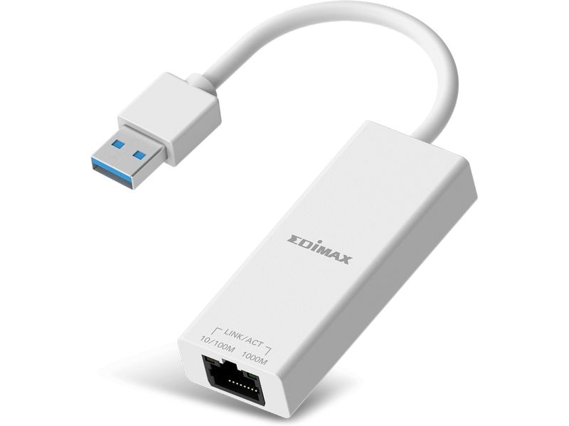 Edimax Netzwerk-Adapter EU-4306 V2 USB 3.2 Gen1 USB 3.2 Gigabit Ethernet Adapter
