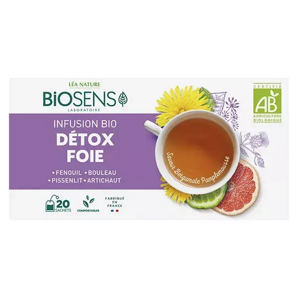 Infusão de Desintoxicação Hepática Orgânica Biosens 30g