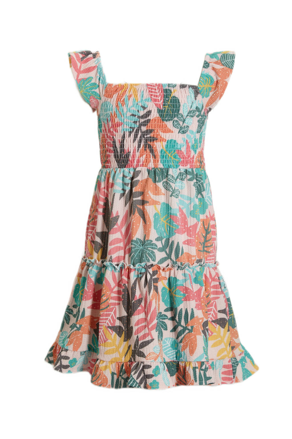 anytime crinkle jurk met all over print multi