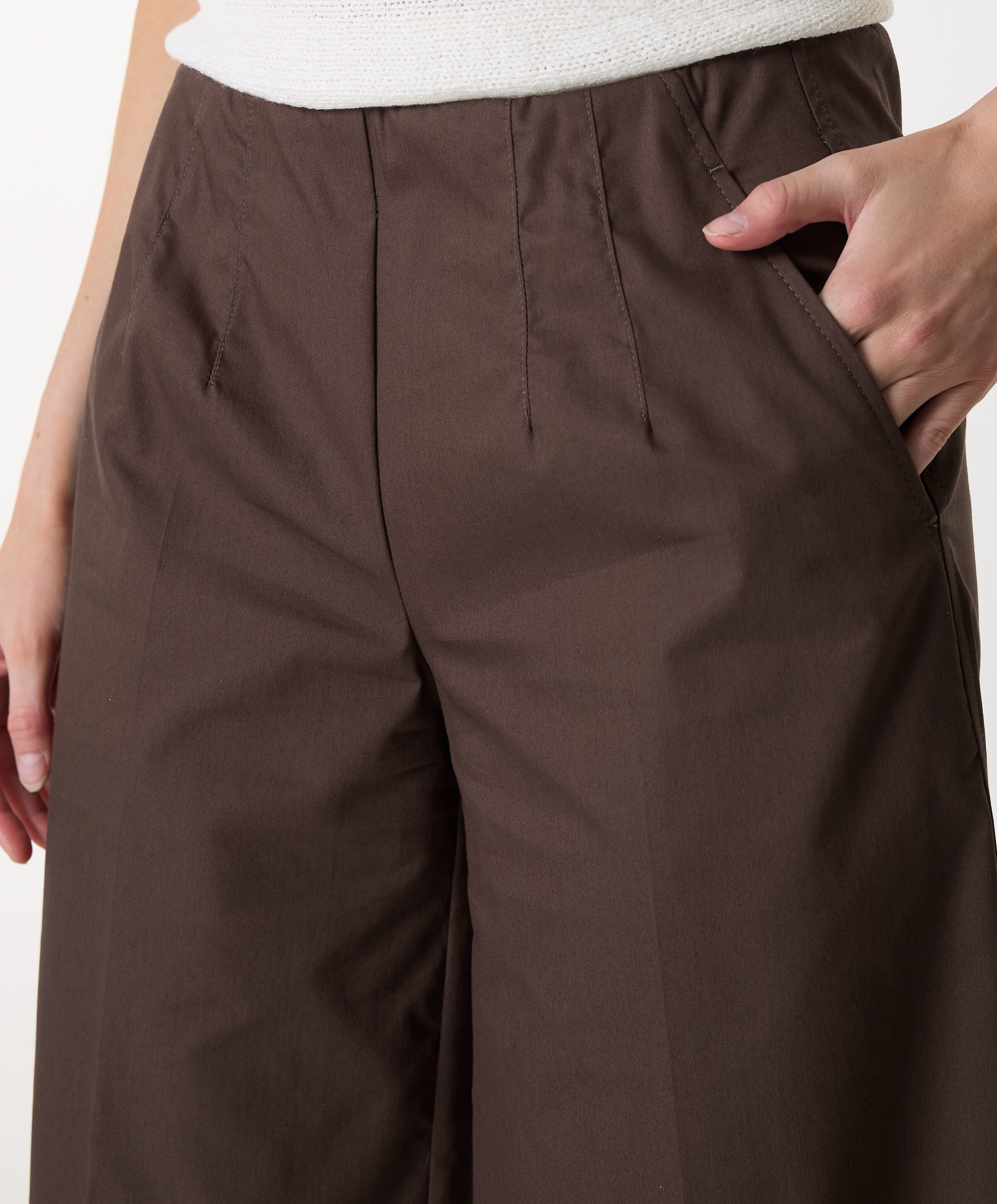 Toni Jenny Culotte dames broek bruin