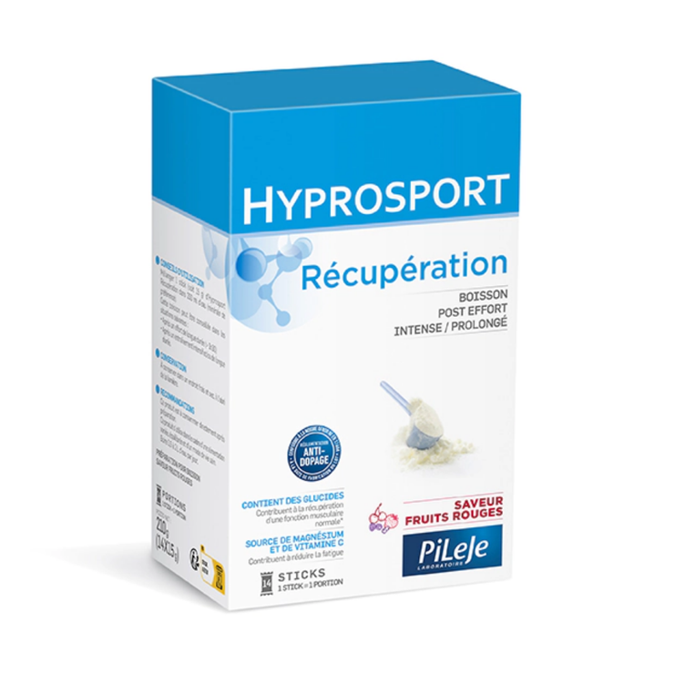 Pileje Hyprosport récupération fruits rouges 14 sticks