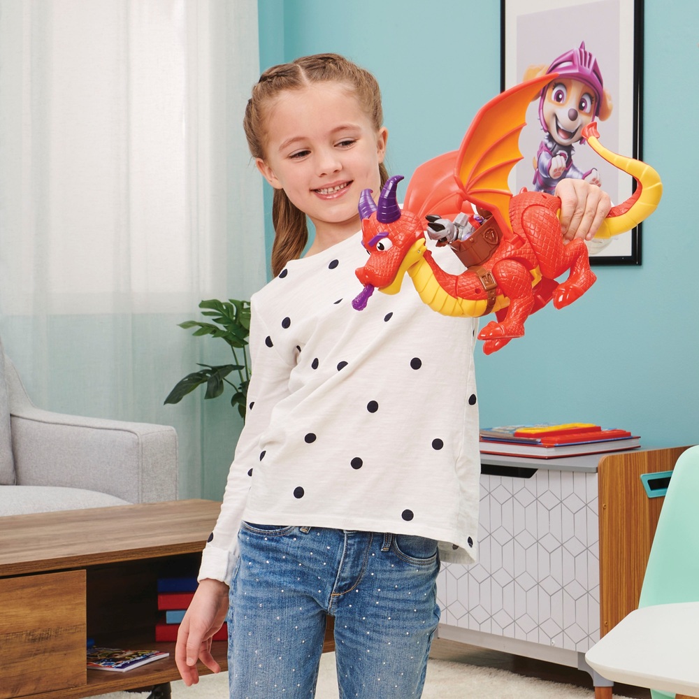 PAW Patrol Rescue Knights Sparks, der Drache mit Superflügeln und Welpenkralle