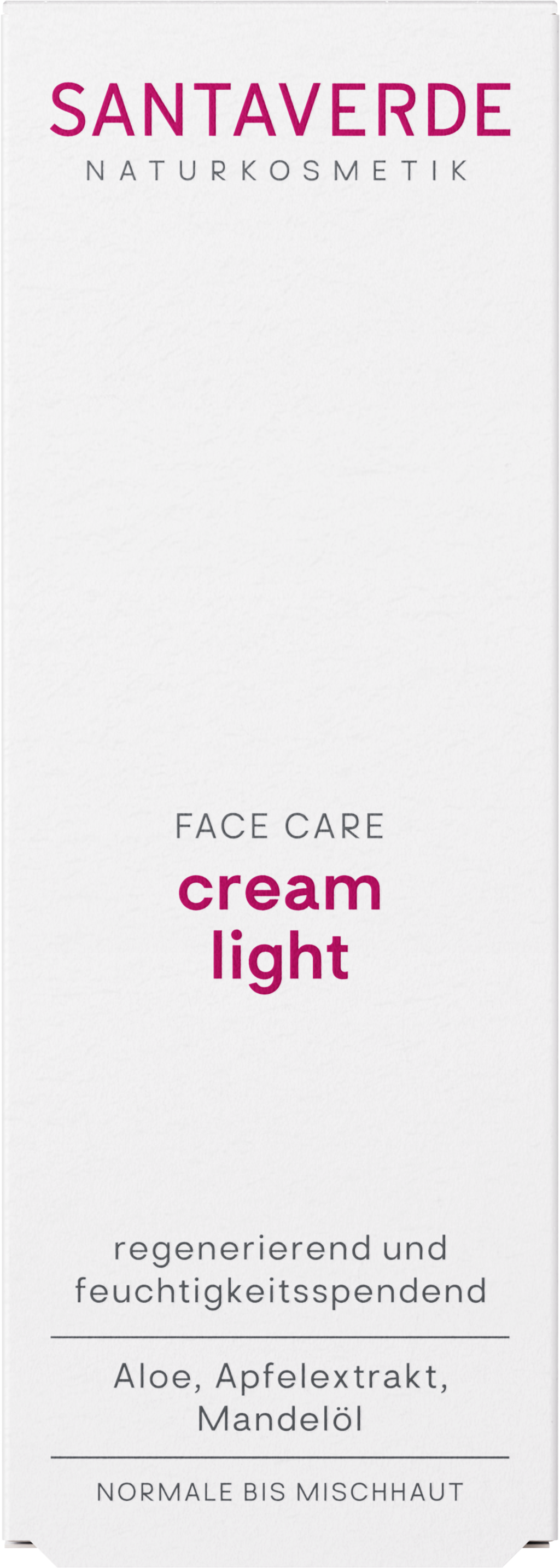 SANTAVERDE  FACE CARE cream light, 30 ml