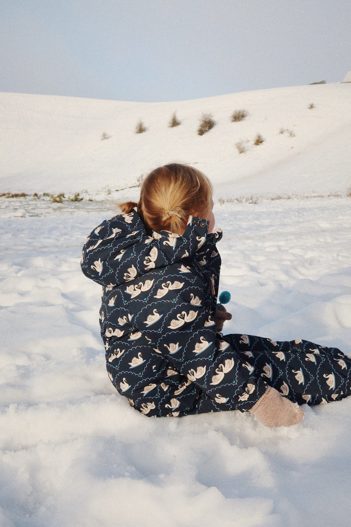 Konges Sløjd Nohr Snowsuit Print swan eclipse