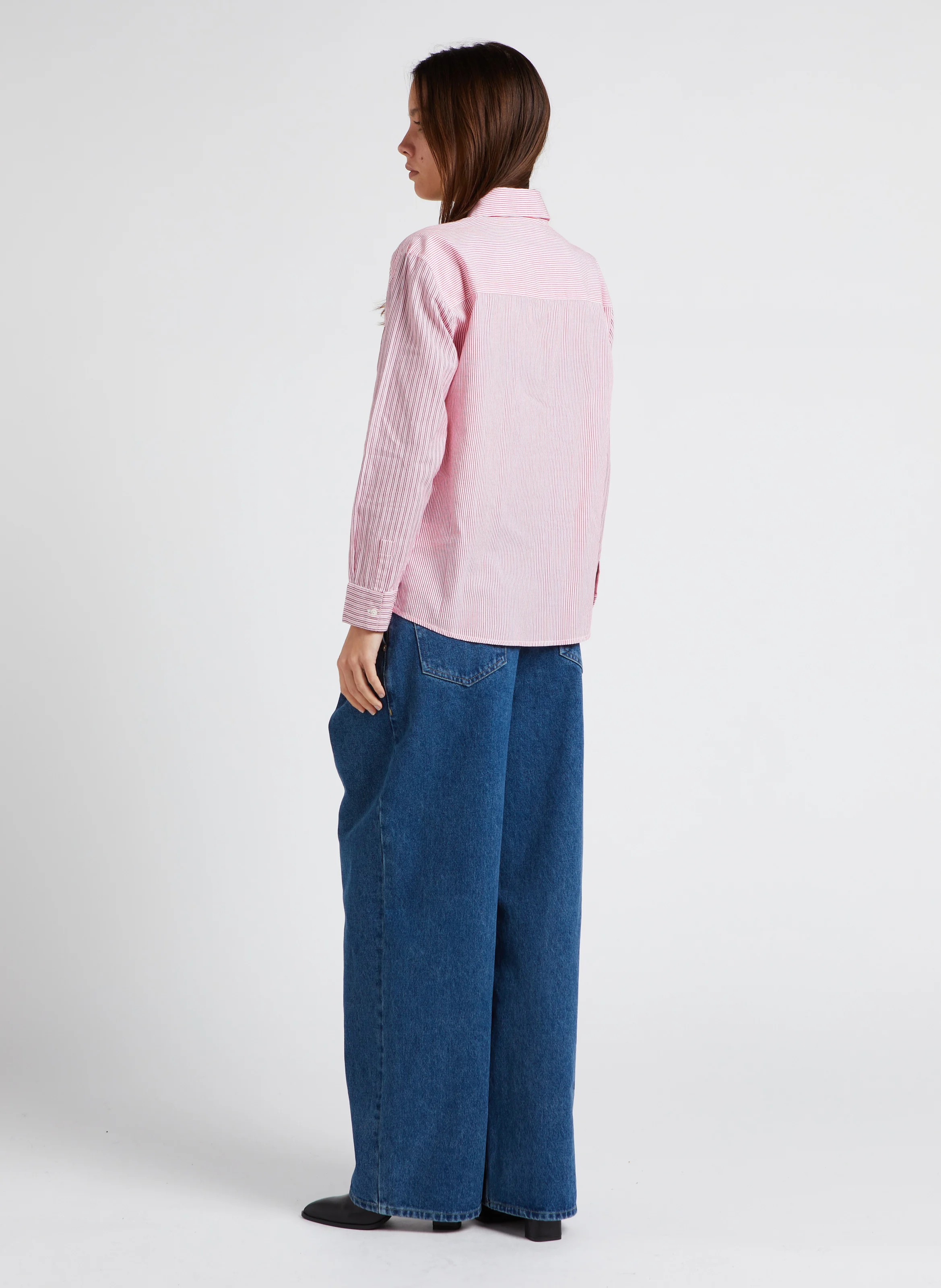 WILDEN - Jean large taille haute en coton | Bleu